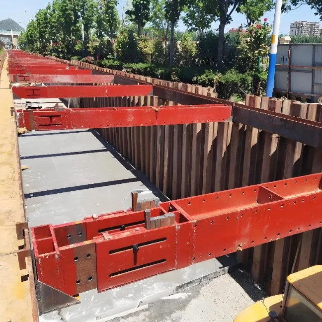 Utility Tunnel Steel Walers